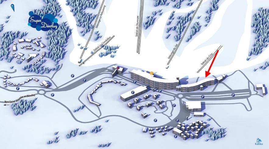 Appart T2 A Superdevoluy Au Pied De Piste المظهر الخارجي الصورة